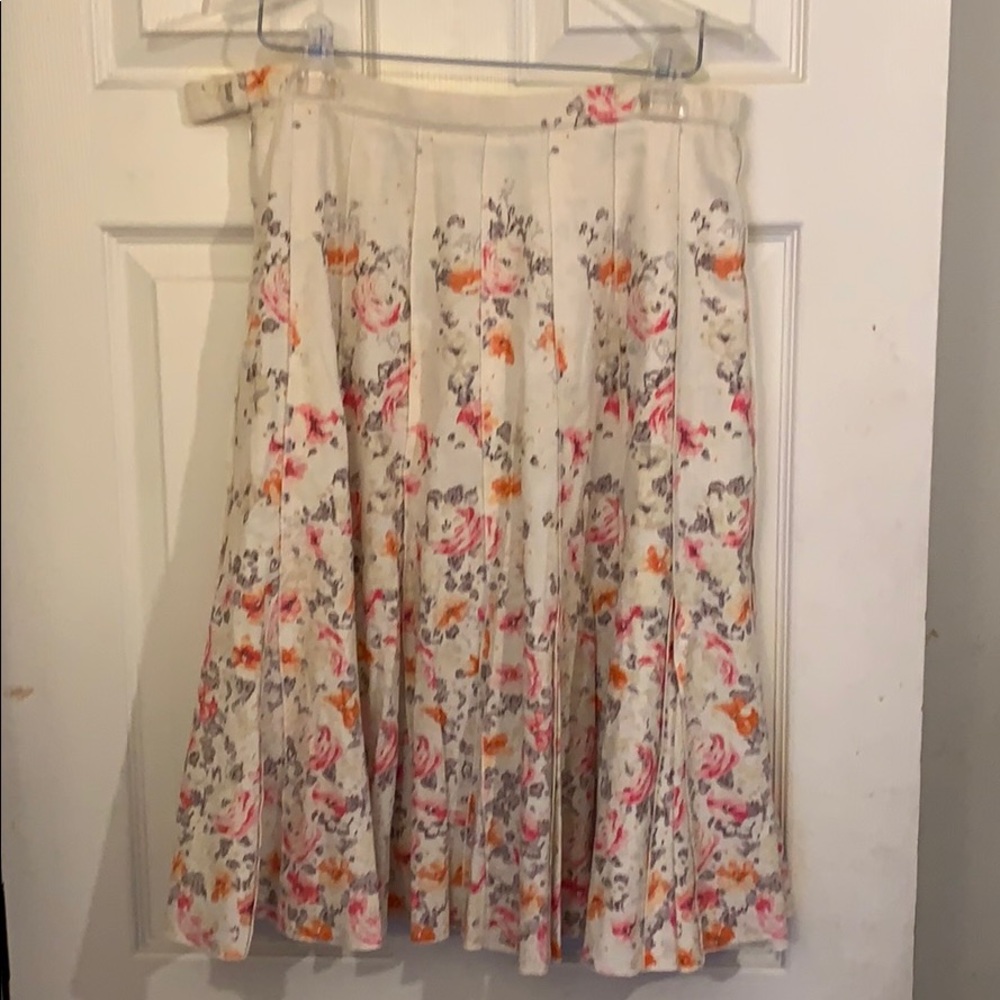 Cold water creek floral skirt